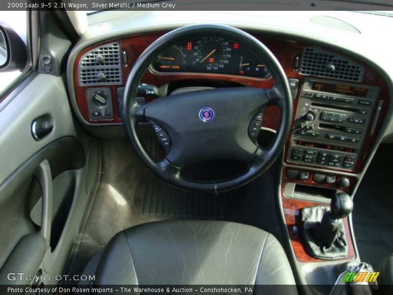 Silver Metallic / Medium Grey 2000 Saab 9-5 2.3t Wagon