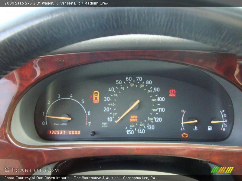 Silver Metallic / Medium Grey 2000 Saab 9-5 2.3t Wagon