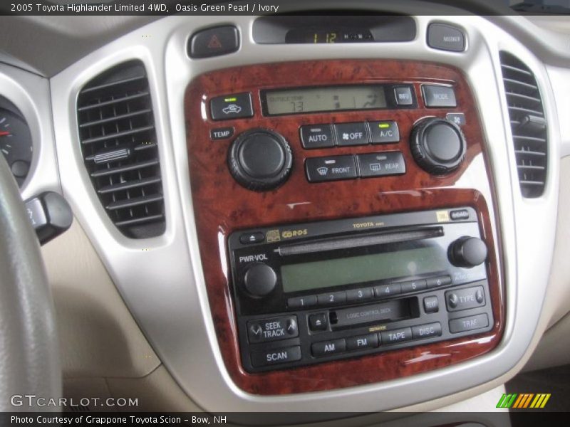 Oasis Green Pearl / Ivory 2005 Toyota Highlander Limited 4WD