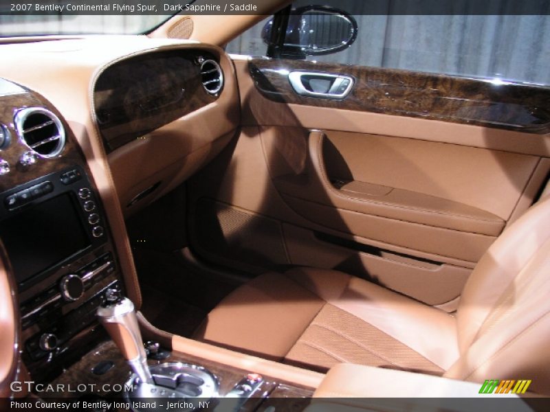 Dark Sapphire / Saddle 2007 Bentley Continental Flying Spur