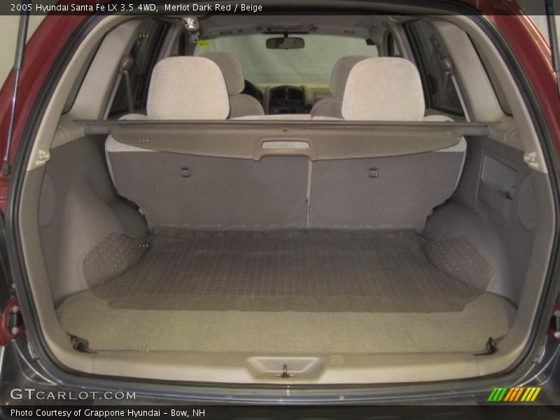 Merlot Dark Red / Beige 2005 Hyundai Santa Fe LX 3.5 4WD