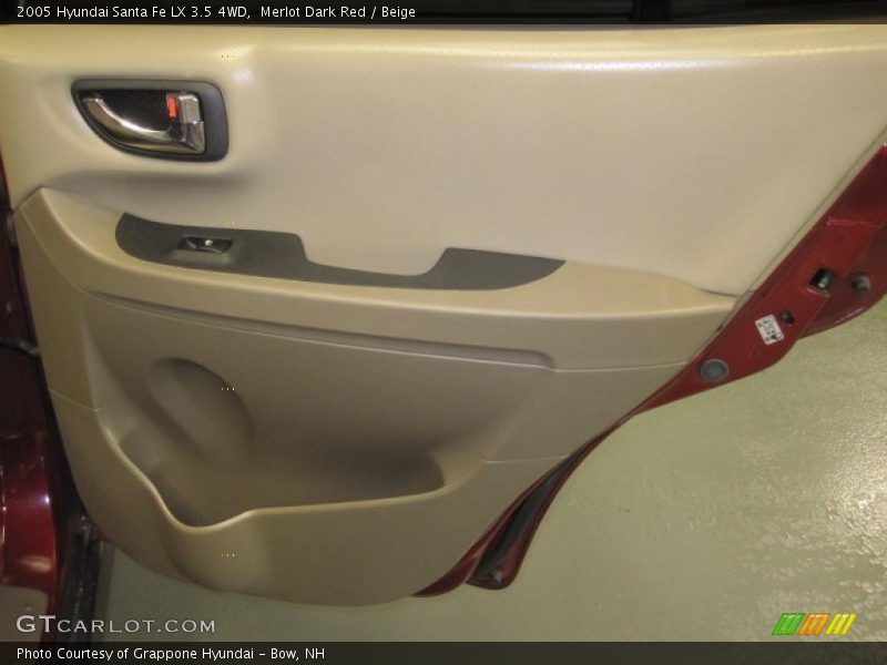 Merlot Dark Red / Beige 2005 Hyundai Santa Fe LX 3.5 4WD