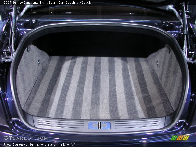 Dark Sapphire / Saddle 2007 Bentley Continental Flying Spur