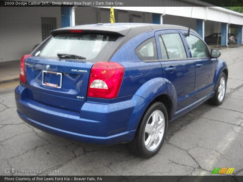 Deep Water Blue Pearl / Dark Slate Gray 2009 Dodge Caliber SXT