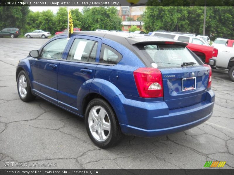 Deep Water Blue Pearl / Dark Slate Gray 2009 Dodge Caliber SXT