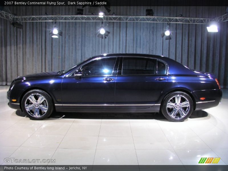 Dark Sapphire / Saddle 2007 Bentley Continental Flying Spur