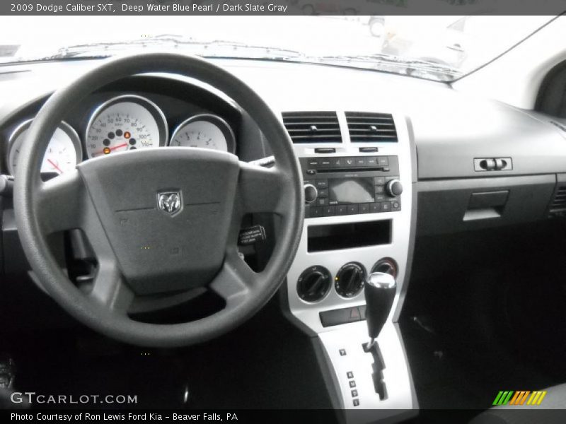 Deep Water Blue Pearl / Dark Slate Gray 2009 Dodge Caliber SXT