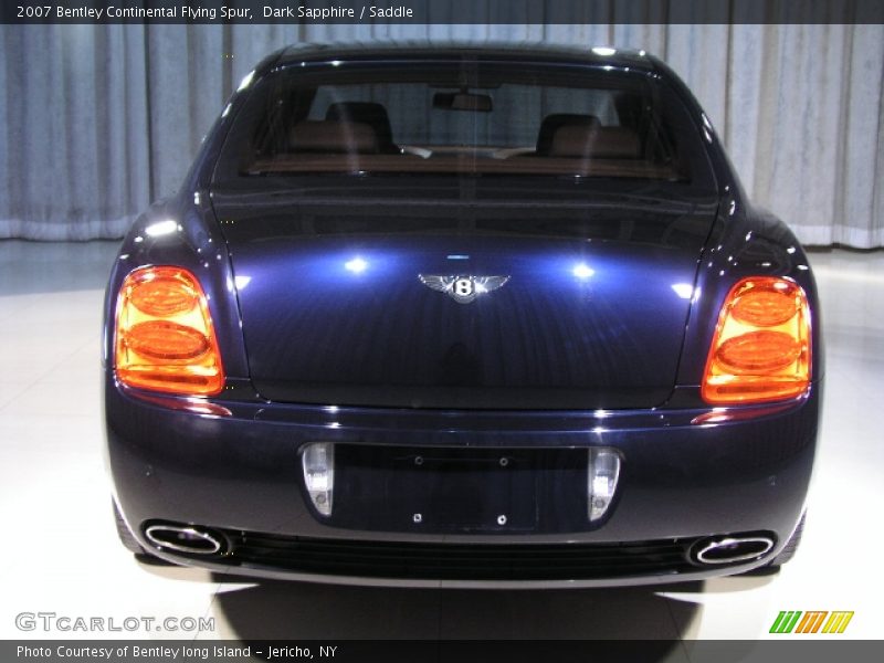 Dark Sapphire / Saddle 2007 Bentley Continental Flying Spur