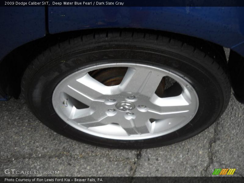 Deep Water Blue Pearl / Dark Slate Gray 2009 Dodge Caliber SXT