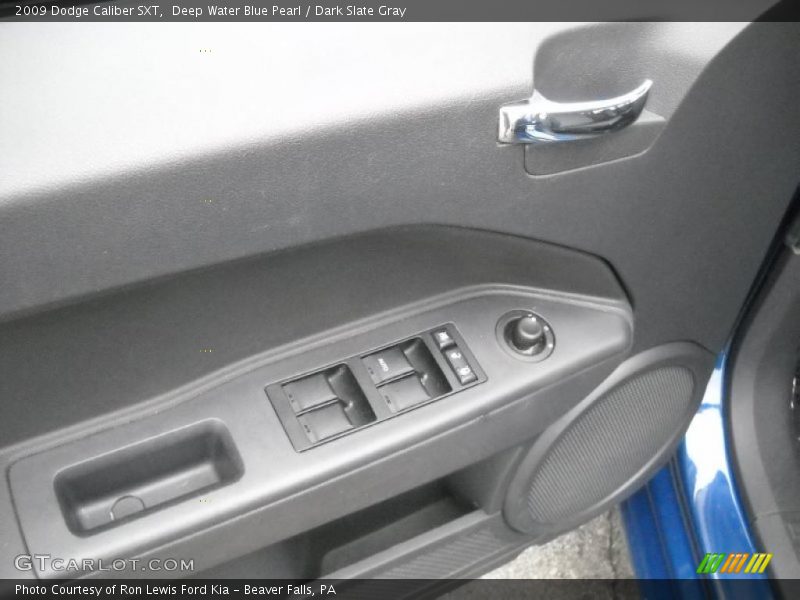 Deep Water Blue Pearl / Dark Slate Gray 2009 Dodge Caliber SXT