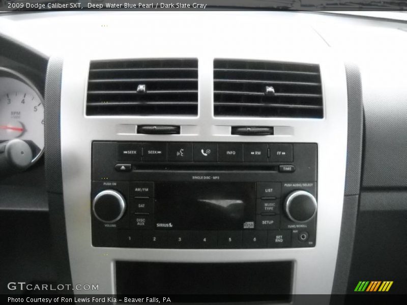 Deep Water Blue Pearl / Dark Slate Gray 2009 Dodge Caliber SXT