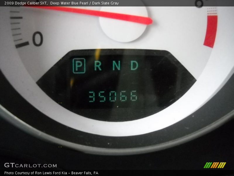 Deep Water Blue Pearl / Dark Slate Gray 2009 Dodge Caliber SXT