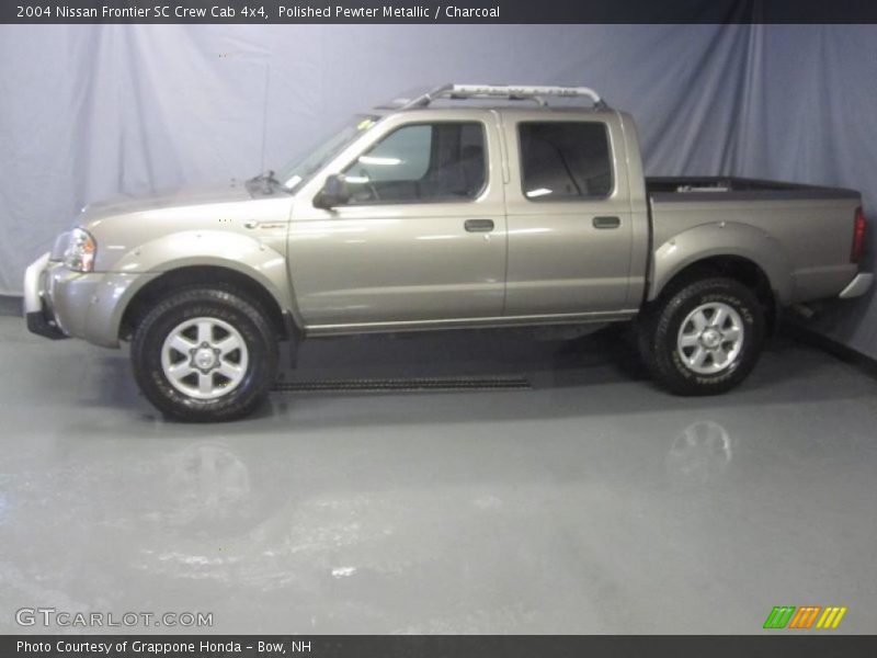 Polished Pewter Metallic / Charcoal 2004 Nissan Frontier SC Crew Cab 4x4