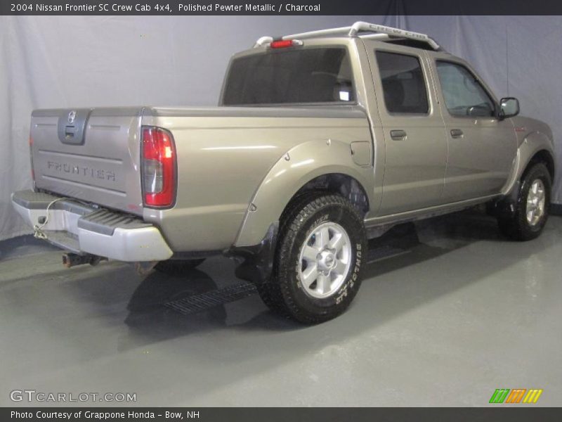 Polished Pewter Metallic / Charcoal 2004 Nissan Frontier SC Crew Cab 4x4