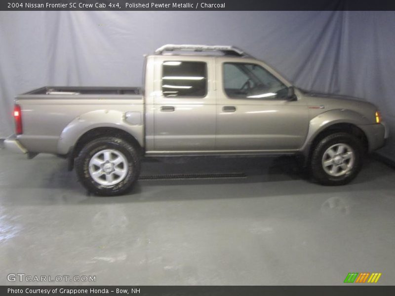 Polished Pewter Metallic / Charcoal 2004 Nissan Frontier SC Crew Cab 4x4