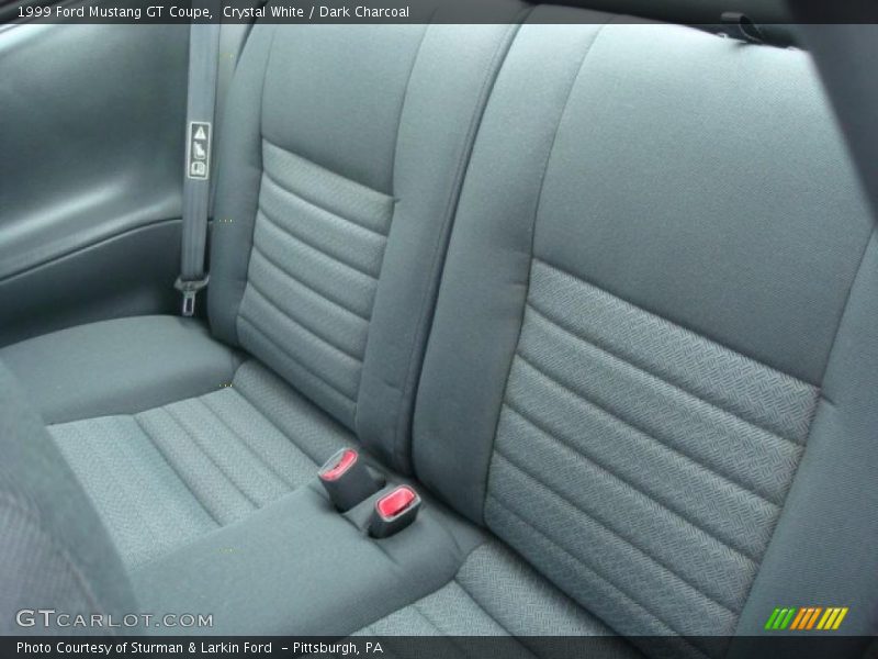Crystal White / Dark Charcoal 1999 Ford Mustang GT Coupe