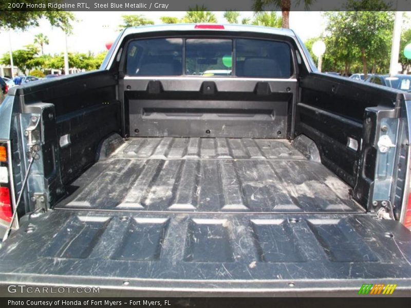 Steel Blue Metallic / Gray 2007 Honda Ridgeline RTL
