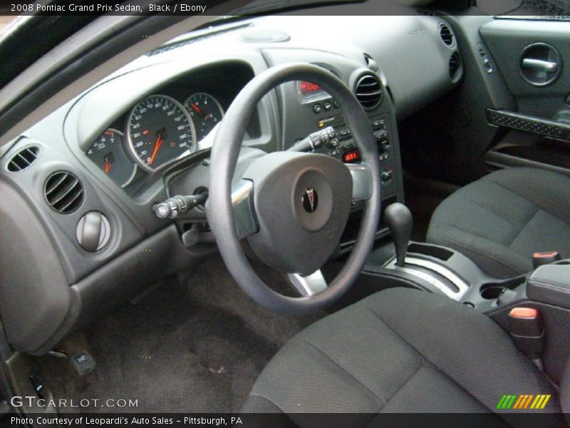 Black / Ebony 2008 Pontiac Grand Prix Sedan