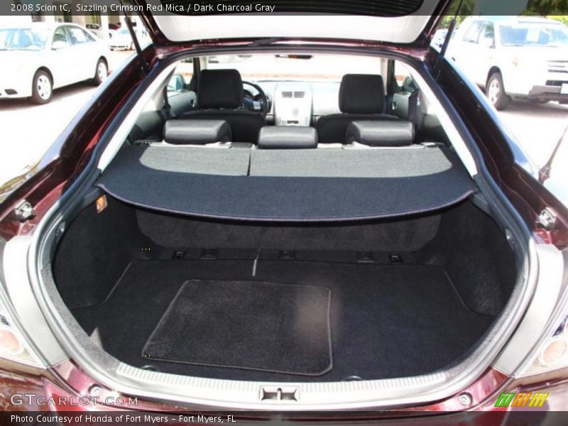 Sizzling Crimson Red Mica / Dark Charcoal Gray 2008 Scion tC