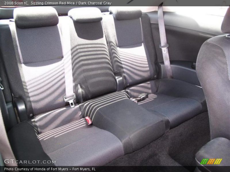 Sizzling Crimson Red Mica / Dark Charcoal Gray 2008 Scion tC