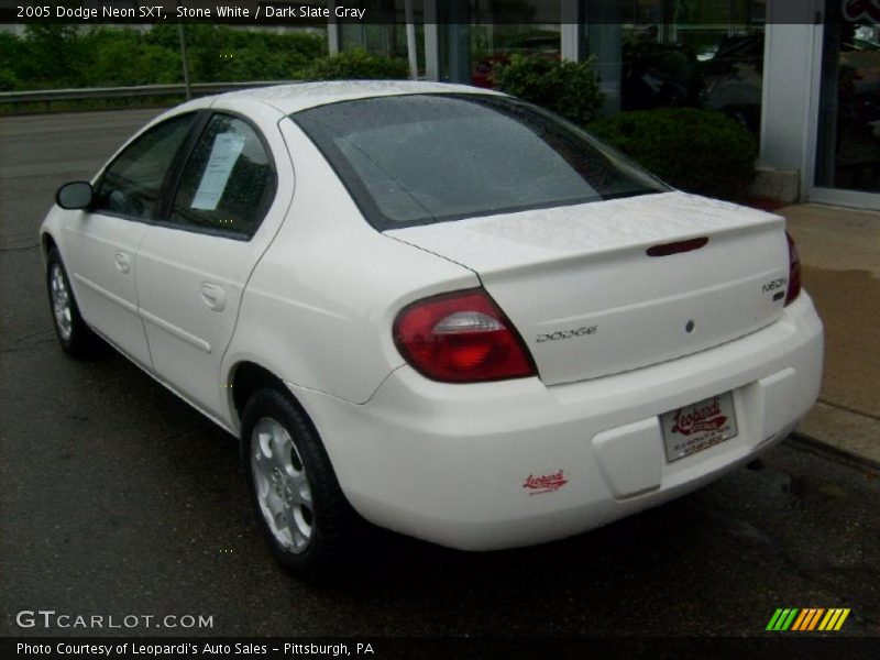 Stone White / Dark Slate Gray 2005 Dodge Neon SXT