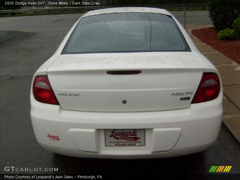 Stone White / Dark Slate Gray 2005 Dodge Neon SXT