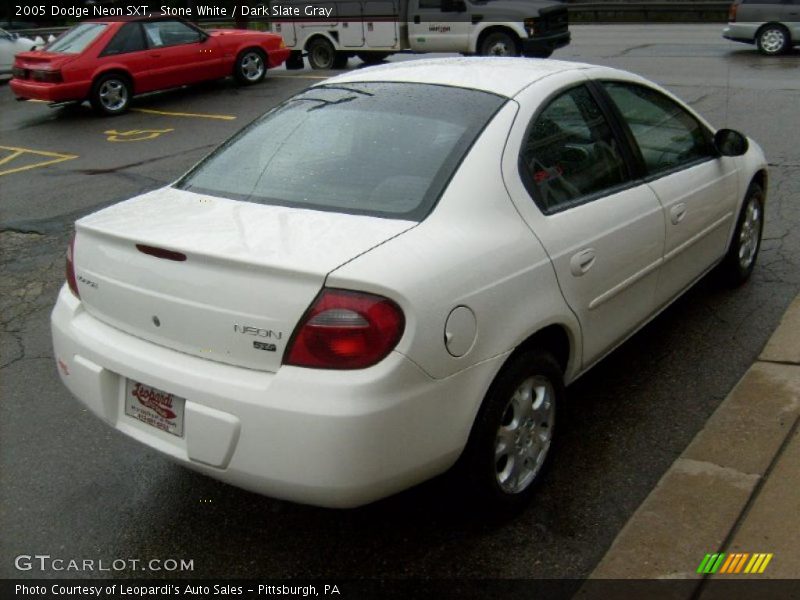 Stone White / Dark Slate Gray 2005 Dodge Neon SXT