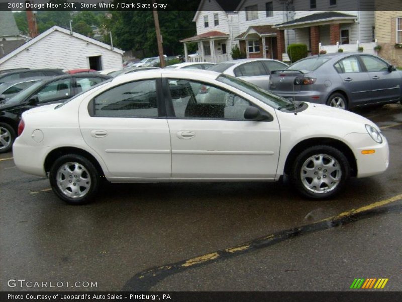 Stone White / Dark Slate Gray 2005 Dodge Neon SXT