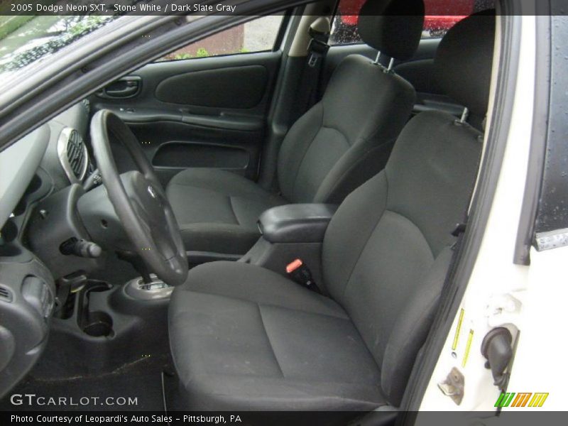Stone White / Dark Slate Gray 2005 Dodge Neon SXT