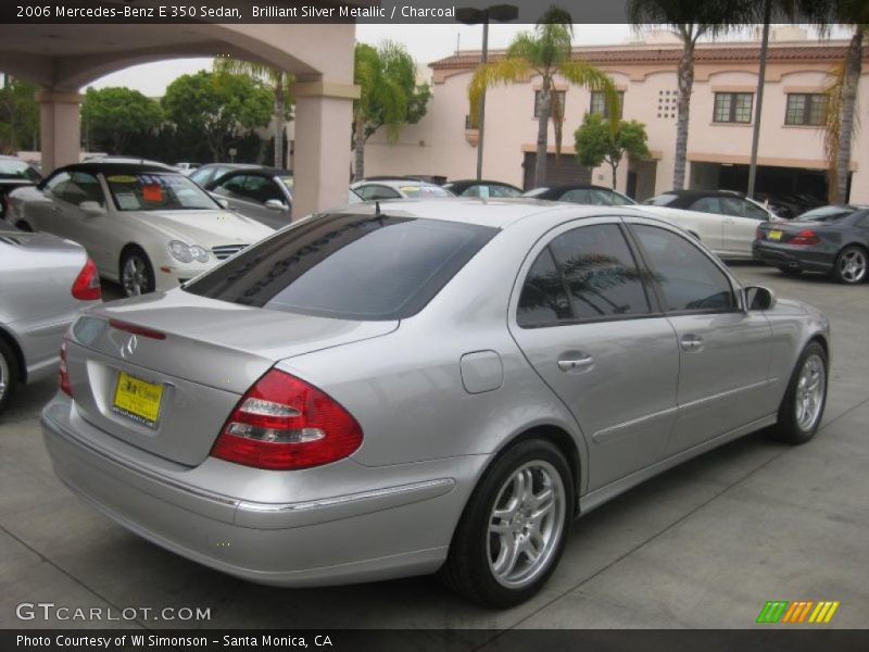 Brilliant Silver Metallic / Charcoal 2006 Mercedes-Benz E 350 Sedan