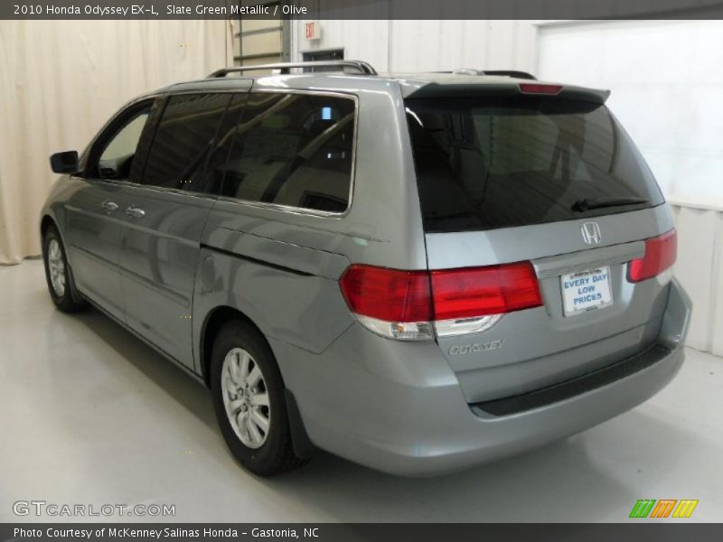 Slate Green Metallic / Olive 2010 Honda Odyssey EX-L