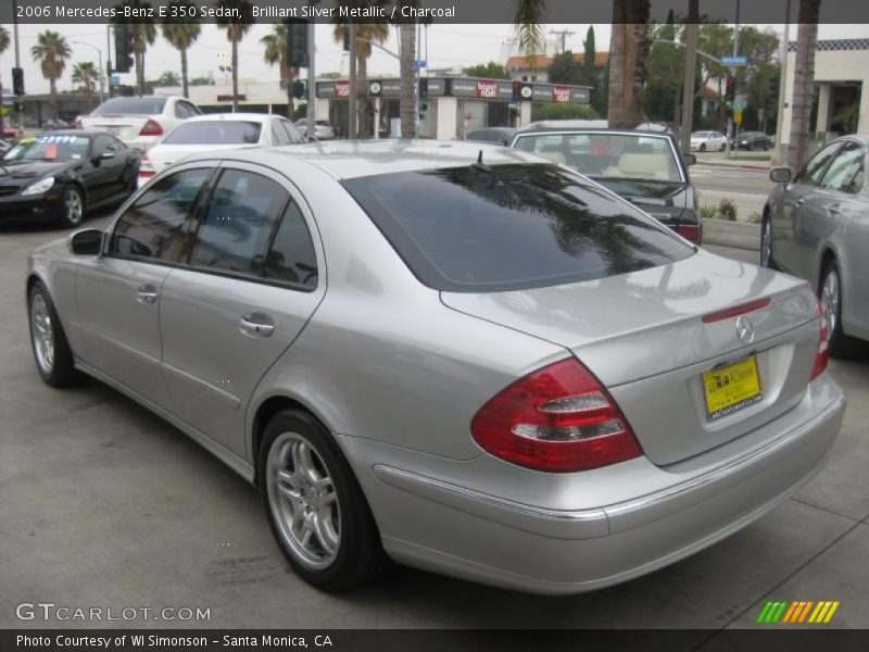 Brilliant Silver Metallic / Charcoal 2006 Mercedes-Benz E 350 Sedan