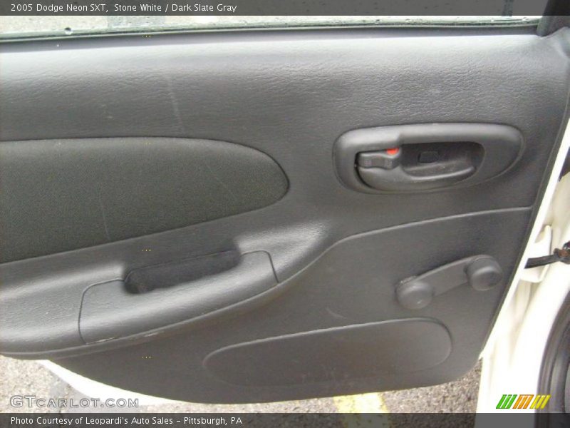 Stone White / Dark Slate Gray 2005 Dodge Neon SXT
