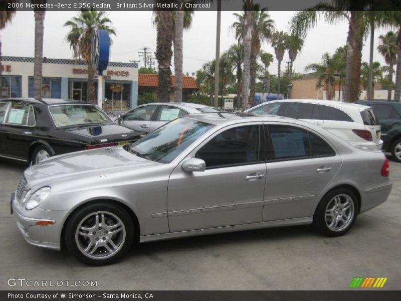 Brilliant Silver Metallic / Charcoal 2006 Mercedes-Benz E 350 Sedan