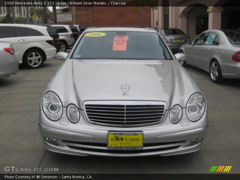 Brilliant Silver Metallic / Charcoal 2006 Mercedes-Benz E 350 Sedan