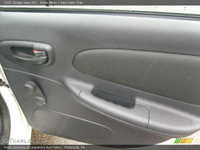 Stone White / Dark Slate Gray 2005 Dodge Neon SXT