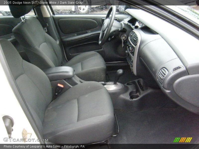 Stone White / Dark Slate Gray 2005 Dodge Neon SXT