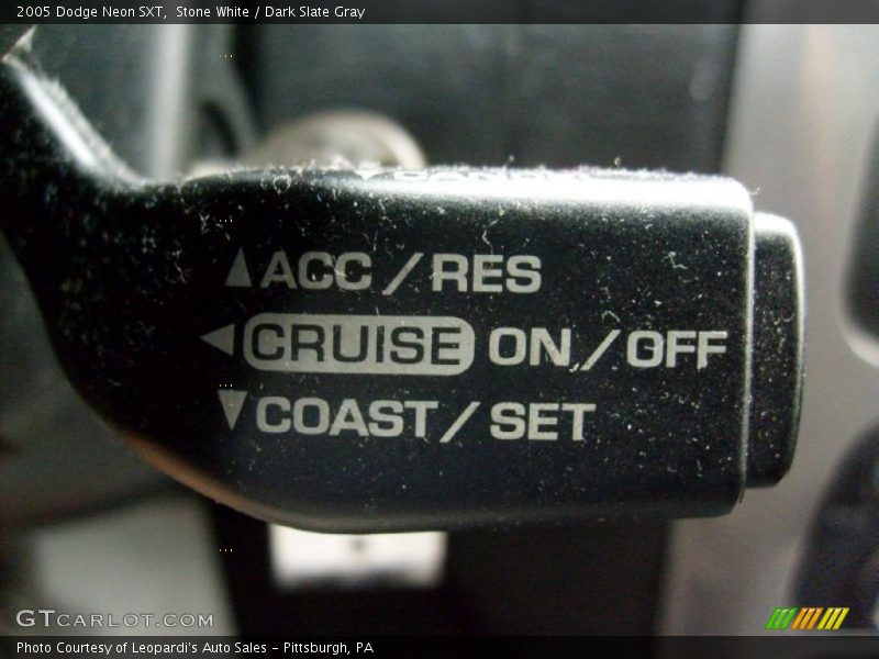 Stone White / Dark Slate Gray 2005 Dodge Neon SXT