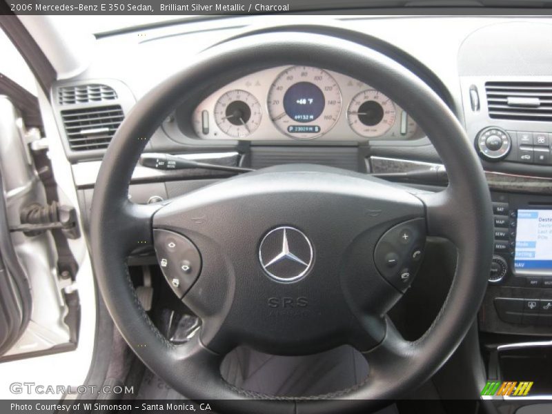 Brilliant Silver Metallic / Charcoal 2006 Mercedes-Benz E 350 Sedan