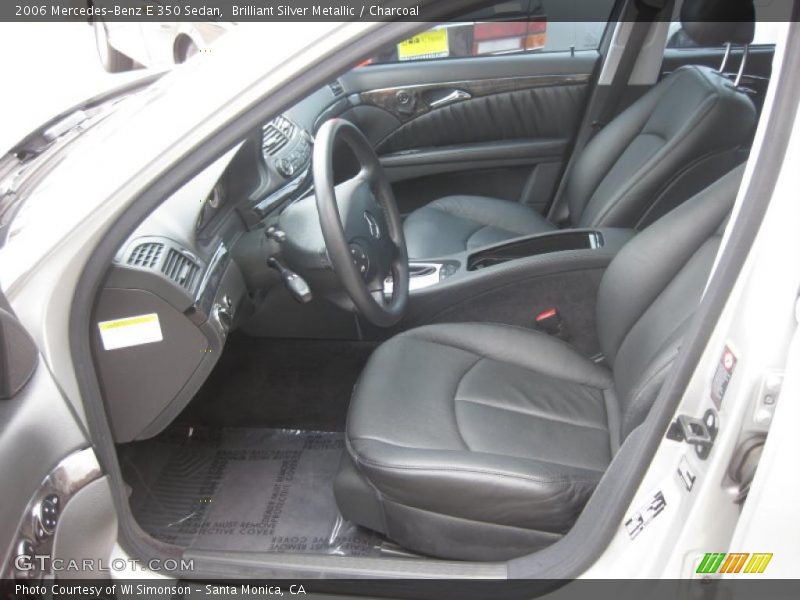 Brilliant Silver Metallic / Charcoal 2006 Mercedes-Benz E 350 Sedan