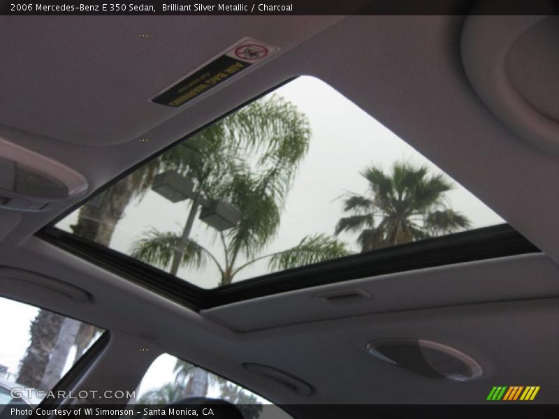 Brilliant Silver Metallic / Charcoal 2006 Mercedes-Benz E 350 Sedan
