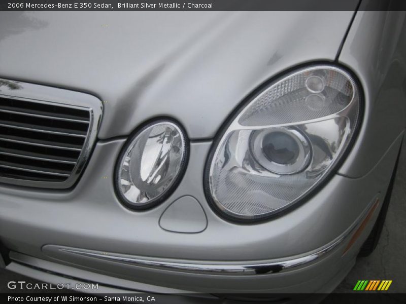 Brilliant Silver Metallic / Charcoal 2006 Mercedes-Benz E 350 Sedan