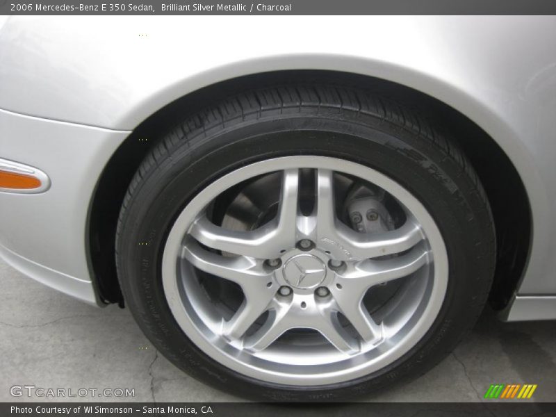 Brilliant Silver Metallic / Charcoal 2006 Mercedes-Benz E 350 Sedan