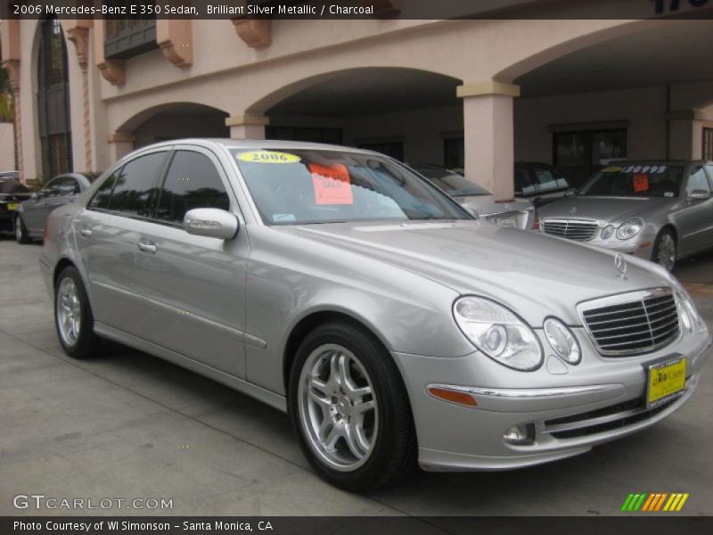 Brilliant Silver Metallic / Charcoal 2006 Mercedes-Benz E 350 Sedan