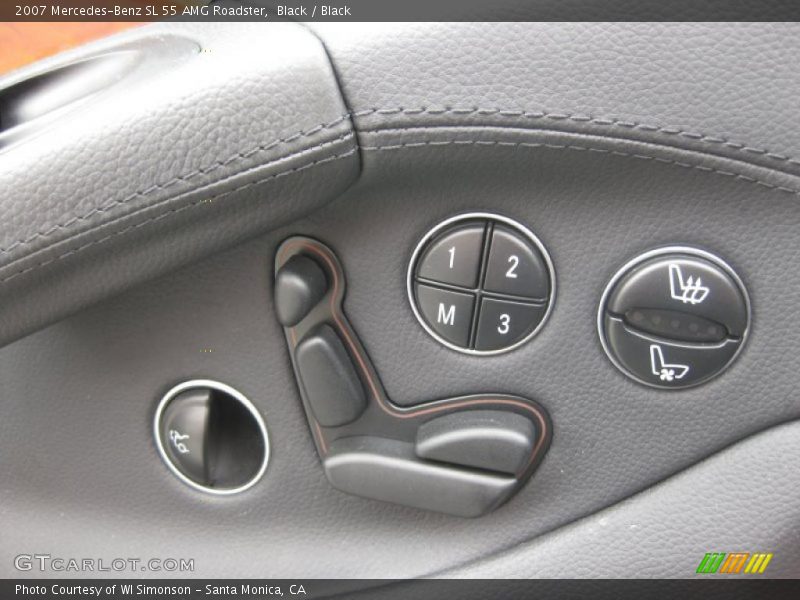 Black / Black 2007 Mercedes-Benz SL 55 AMG Roadster