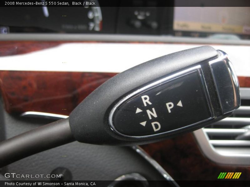 Black / Black 2008 Mercedes-Benz S 550 Sedan