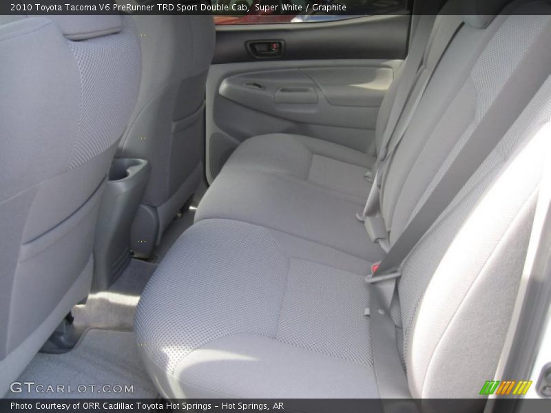 Super White / Graphite 2010 Toyota Tacoma V6 PreRunner TRD Sport Double Cab