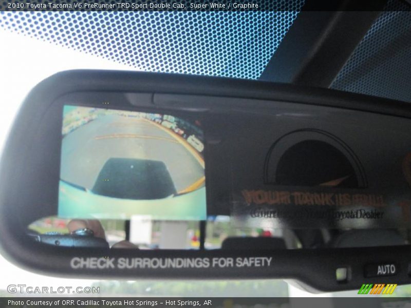 Super White / Graphite 2010 Toyota Tacoma V6 PreRunner TRD Sport Double Cab