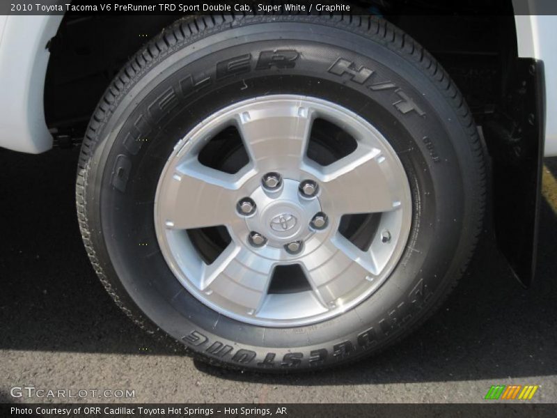 Super White / Graphite 2010 Toyota Tacoma V6 PreRunner TRD Sport Double Cab