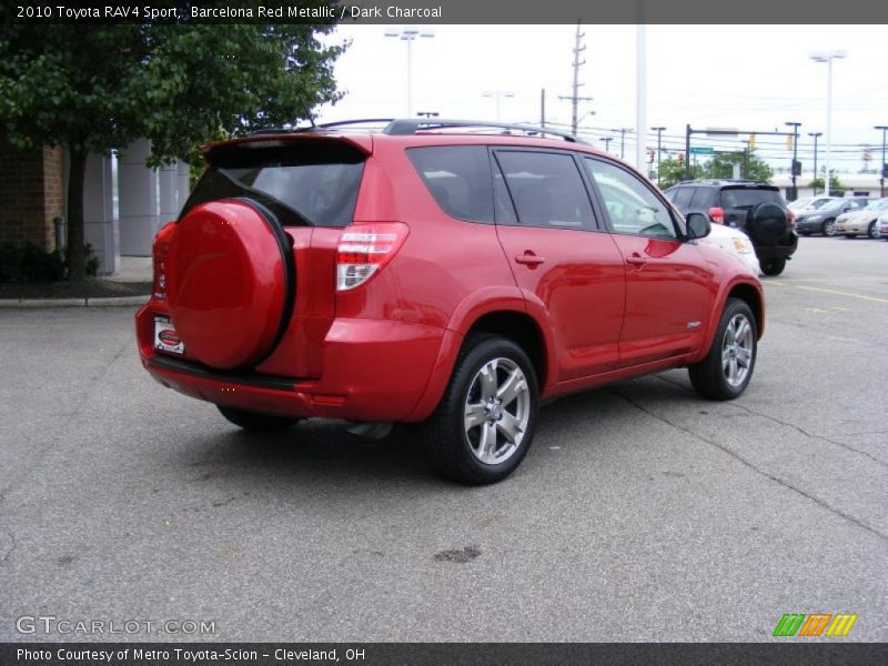 Barcelona Red Metallic / Dark Charcoal 2010 Toyota RAV4 Sport